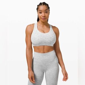 Lululemon Free To Be Elevated Bra wee are from space nimbus battleship Size 8